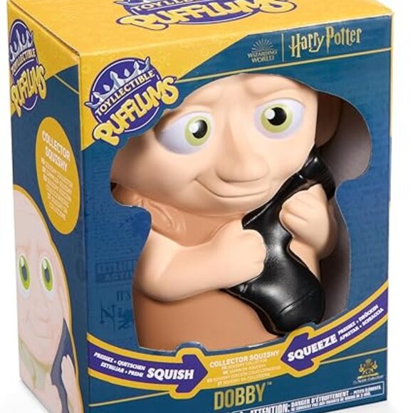 The Noble Collection Harry Potter Squeeze & Hug Dobby Pufflums Figure New in Box - Picture 2 of 3